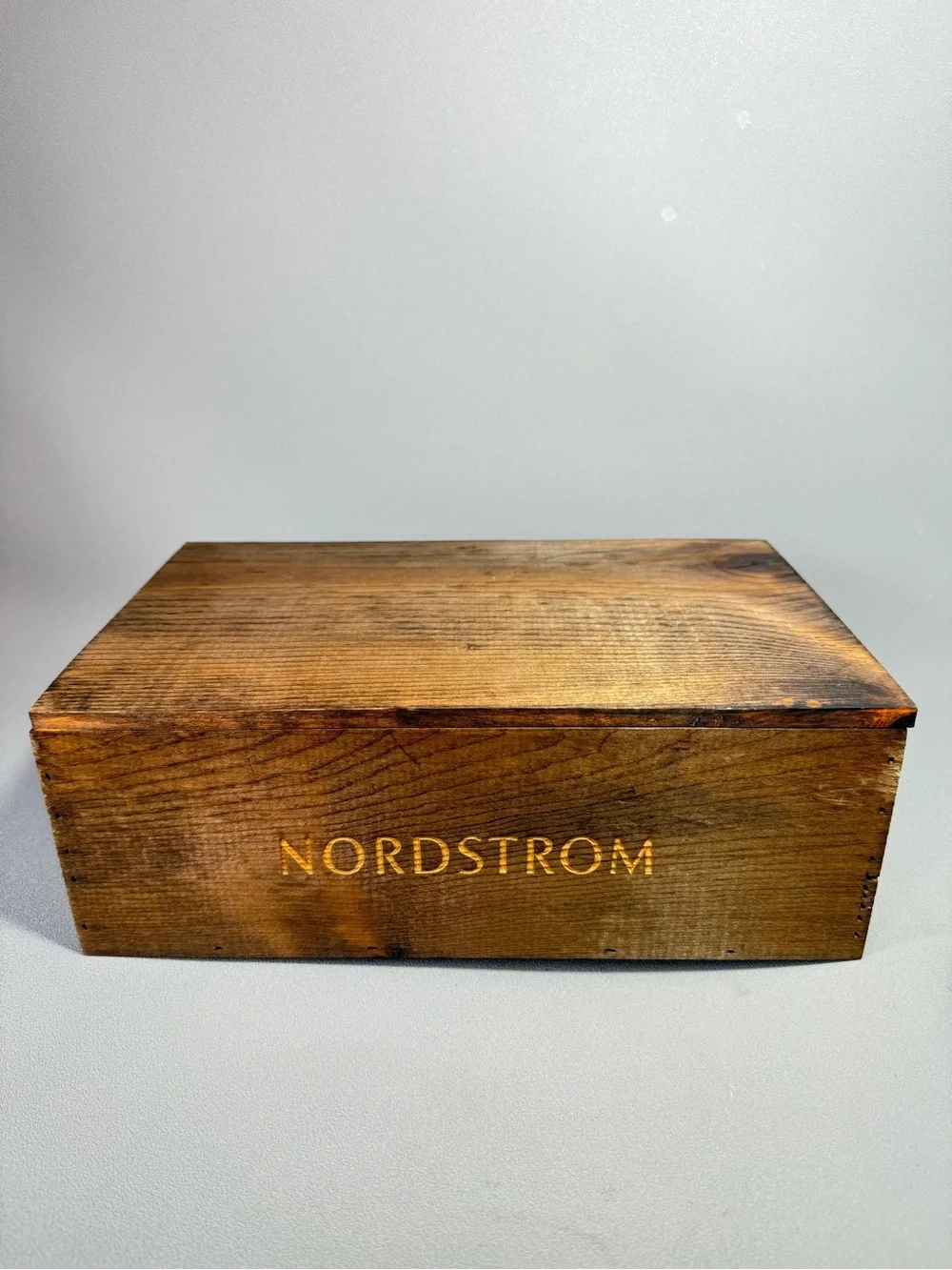 Nordstrom Brown Wooden Storage Box